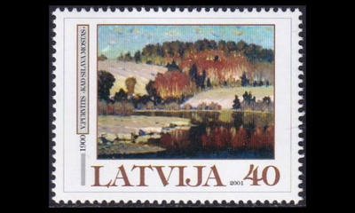 Latvia 539 ** Taide (2001)