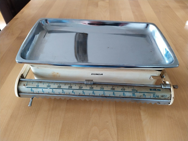 Retro vaaka, keittiövaaka 70-luku