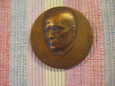 Eino Henrik Liljeroos 80 vuotismitali /Essi Renvall.1962.