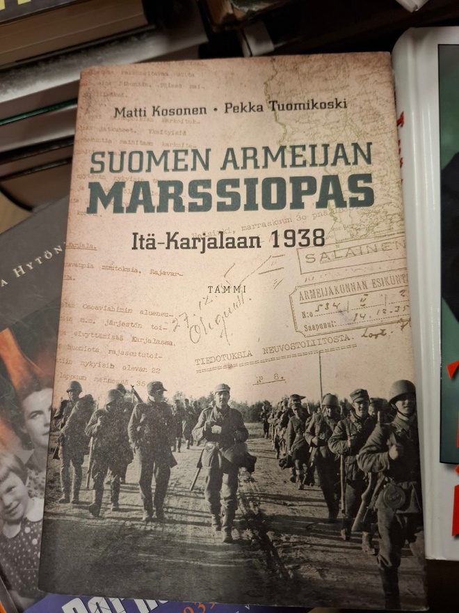 Kosonen, Tuomikoski Suomenarmeijan marssiopas itä karjalaan