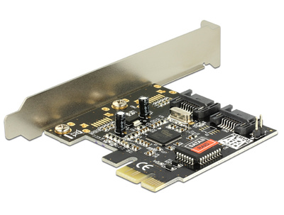 Delock HDD 2xSATA tai RAID1 PCIe