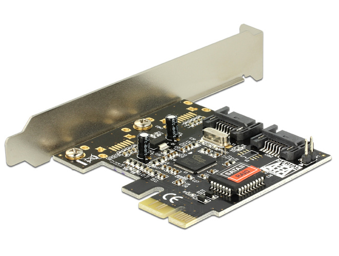 Delock HDD 2xSATA tai RAID1 PCIe