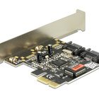 Delock HDD 2xSATA tai RAID1 PCIe - pikkukuva 1