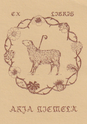 Ex Libris, Arja Niemelä,  b676