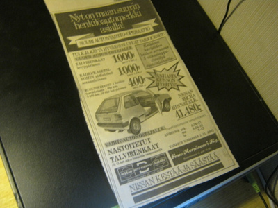 mainos Nissan Micra