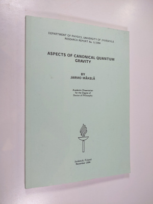 Jarmo Mäkelä : Aspects of Canonical Quantum Gravity - By ...