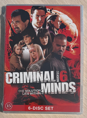 Criminal Minds: Kausi 6 (2010-2011) 6DVD (UUSI)