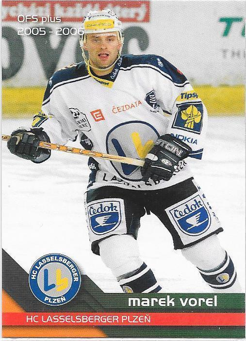 2005-06 OFS Plus #390 Marek Vorel HC Plzen ex- Ilves
