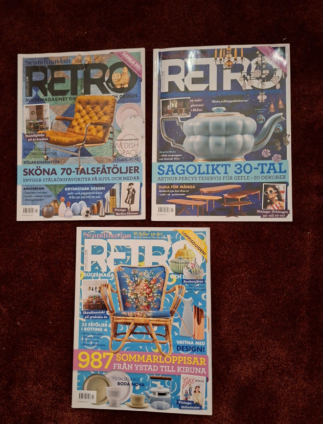 Retro lehtiä