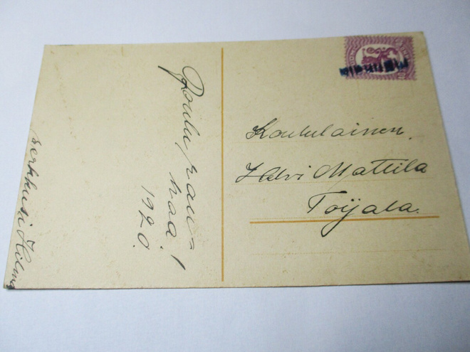 1917/M Mahnala  ? s (Hämeenkyrö) kortilla yl.al.