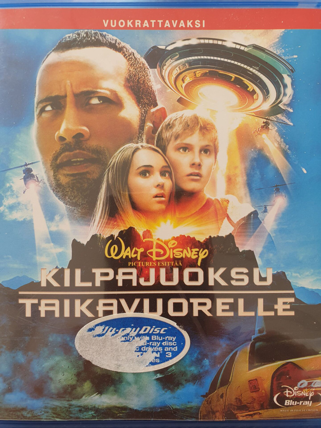 KILPAJUOKSU TAIKAVUORELLE BLU-RAY