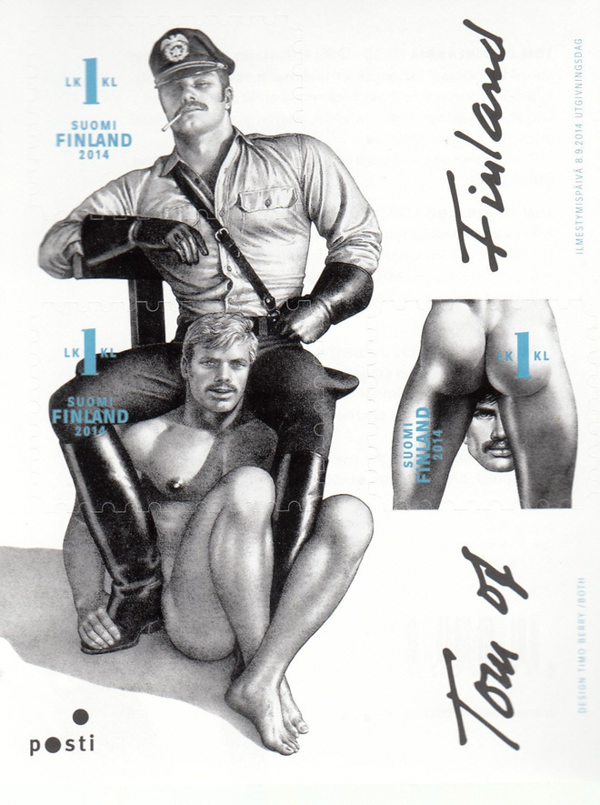 2014 Tom of Finland postituore blokki