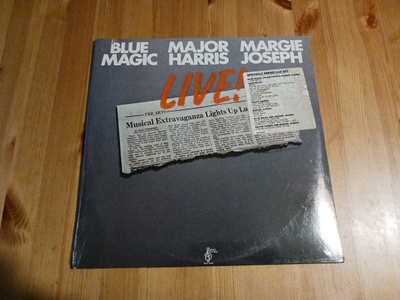 Blue Magic / Major Harris / Margie Joseph – Live! 2lp sealed