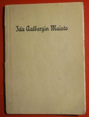 J. W. Miesmaa : Ida Aalbergin Muisto  1915 1.p.