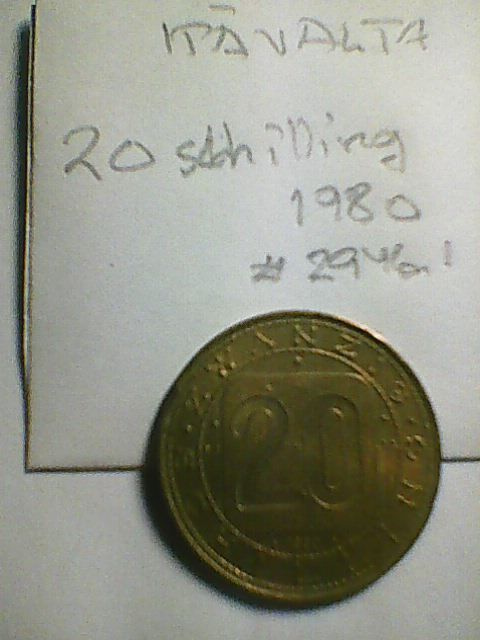 Itävalta 20 schilling 1980, km#2946.1