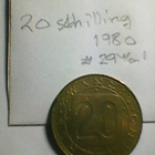 Itävalta 20 schilling 1980, km#2946.1 - pikkukuva 1