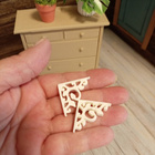 Nukkekoti miniatyyri kannattimet 1:12 - pikkukuva 1
