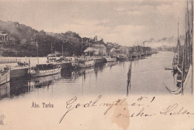 Åbo. Turku,  wanhakortti     b481