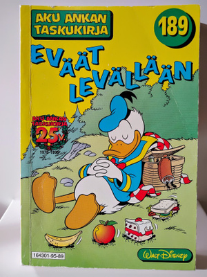 Eväät levällään - Aku Ankka taskukirja 189 (1.p)