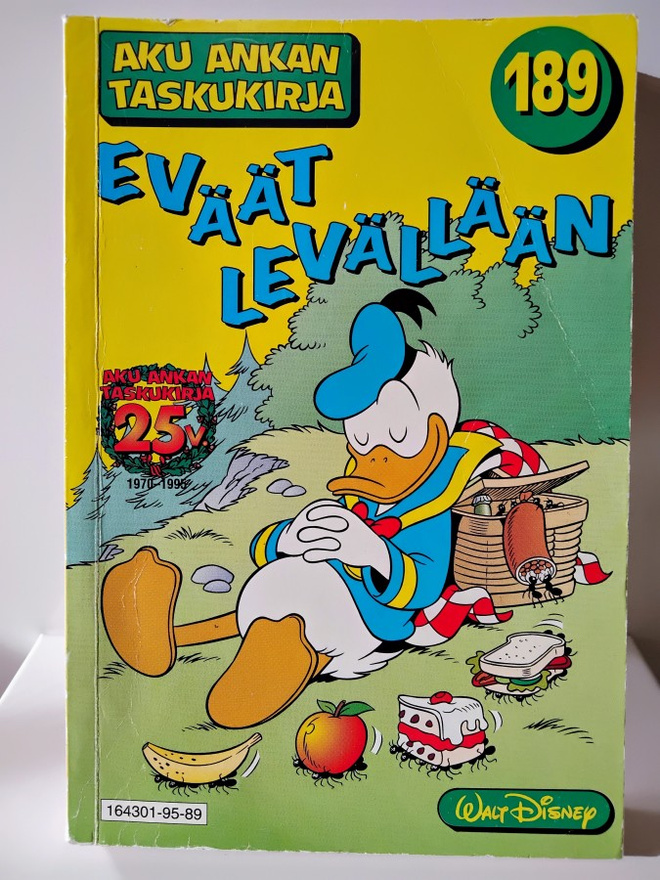 Eväät levällään - Aku Ankka taskukirja 189 (1.p)