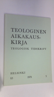 Teologinen aikakauskirja 5/1978