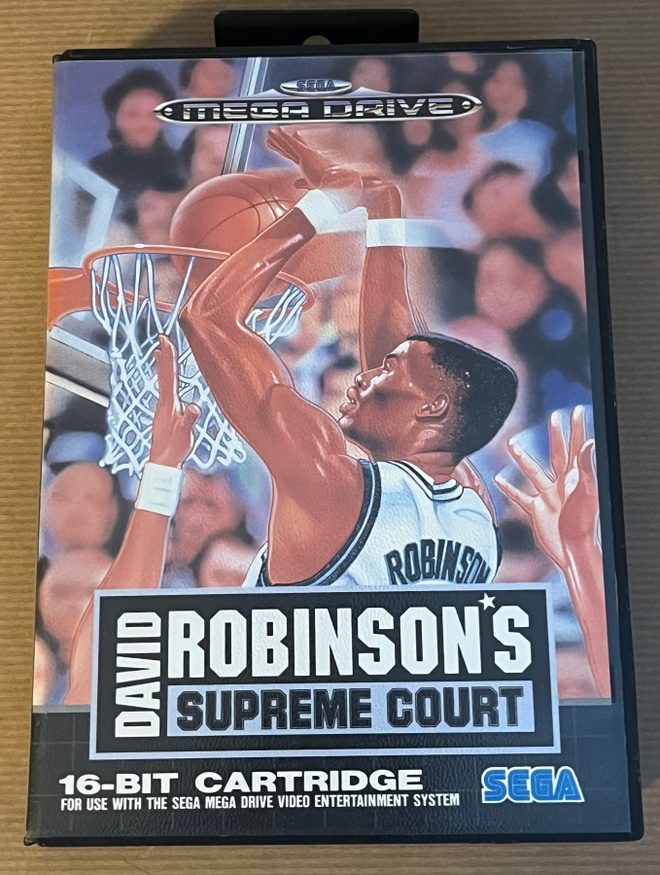 David Robinson's Supreme Court Sega Mega Drive CIB