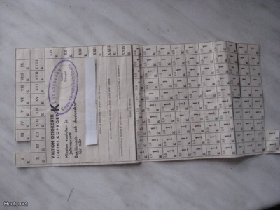 VALTION OSTOKORTTI K MIESTEN VAATETUS-JA JALKINEKORTTI