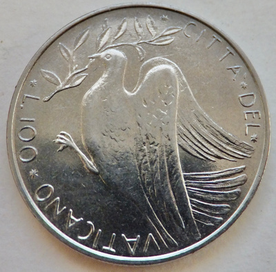 Vatikaani Vatica 100 liiraa 1978 HYVÄ