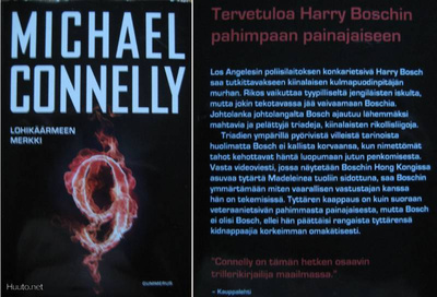 Michael Connelly: Lohikäärmen merkki p. 2010 (KUIN UUSI)