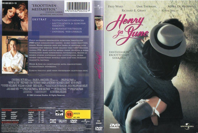 henry ja june	(8 750)	k	-FI-	DVD	suomik.		fred ward	1990