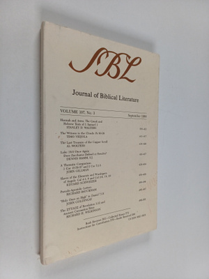 Journal of biblical literature vol. 107, No. 3