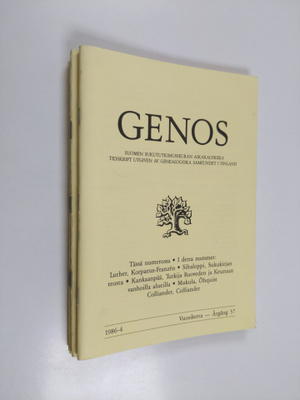 Genos vuosikerta 1986 (1-4) : Suomen sukututkimusseuran a...