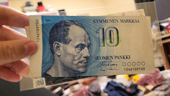 Kymmenen markkaa 1246109700 Suomen pankki