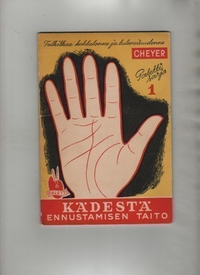 Cheyer: Kädestä ennustamisen taito, Lehtipaino 1944, nid, K3