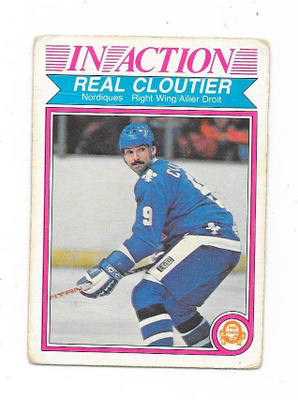 1982-83 OPC #280 Real Cloutier , Quebec Nordiques