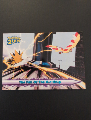 The Fall of The Air Ship Pokemon Topps 2000