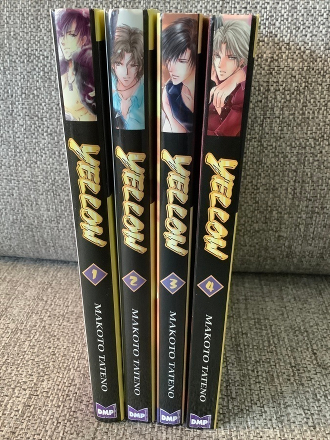 YELLOW (OSAT 1 - 4) YAOI MANGA , ENGL.