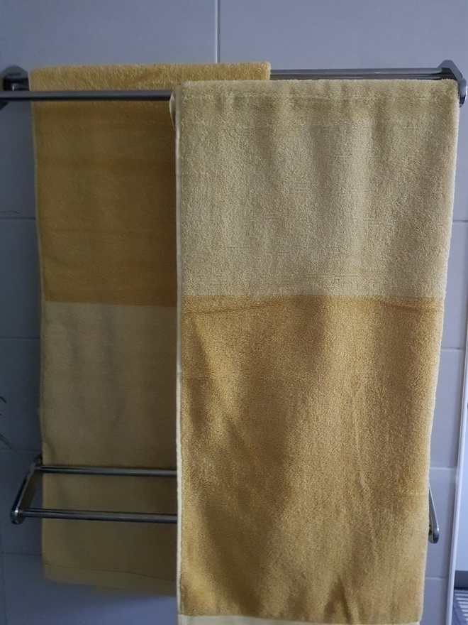 Ikea isot Himleån keltaiset Pyyhkeet / Kylpypyyhkeet - 2kpl