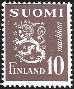 1950 M-30 L 10 mk ruskeanvioletti ** Lape 380 b VSP Lm6