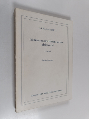 Ilkka Savijärvi : Itämerensuomalaisten kielten kieltoverb...