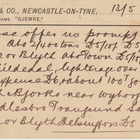 1893 Englanti 1Pennyn Ehiökortti Newcastlesta Turkuun - pikkukuva 2