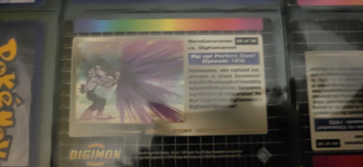 Digimon 26 of 32 Silver Stamped card