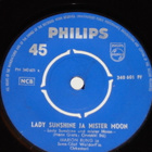 7" MARION RUNG  Lady Sunshine Ja Mr Moon - single 1962 VG++ - pikkukuva 1