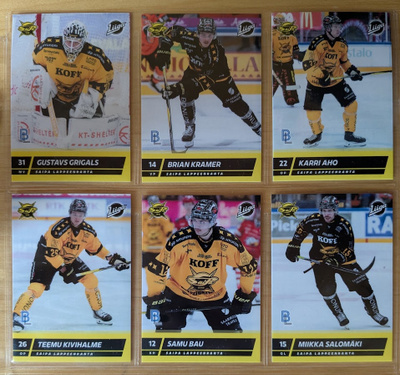 2025-26 Blueline Series 2 SaiPa Team Set 12 korttia (325-336