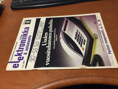 ELEKTRONIIKKA & AUTOMAATIO 9/1981 HYVÄ