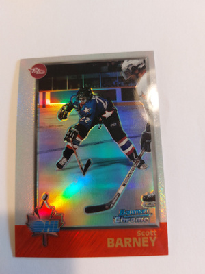 1998 Bowman Chrome CHL Refractors #39 Scott Barney