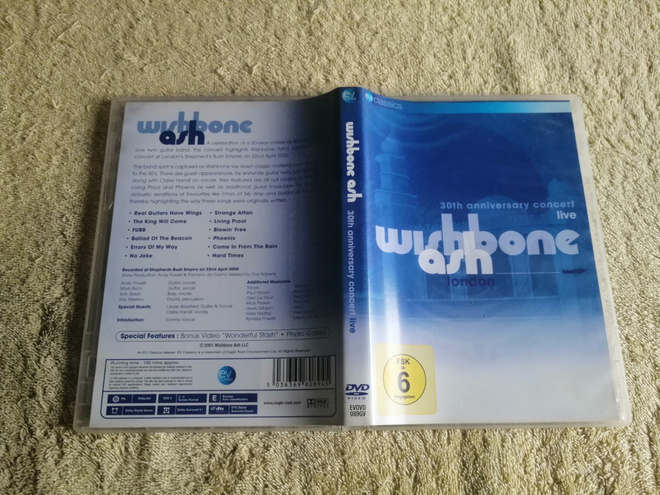 WISHBONE ASH - 30th Anniversary Concert DVD