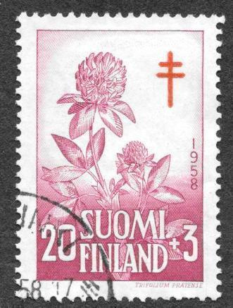 Tuberkuloosi 20+3mk 1958 (LAPE 494) O