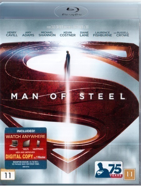 Man of steel (2013) – Cavill ; Adams ; Shannon ; Costner ;