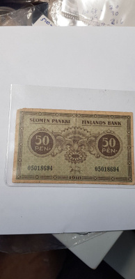 50 penniä 1918 kl 3-4